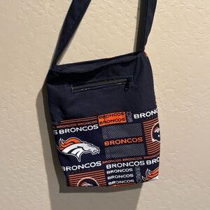 Broncos Themed Navy and Orange Messenger Bag